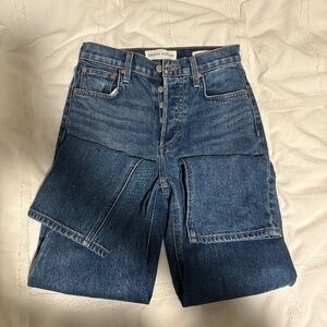 Denim Forum “Arlo” High Rise Straight Jeans – Size 25 (28L)